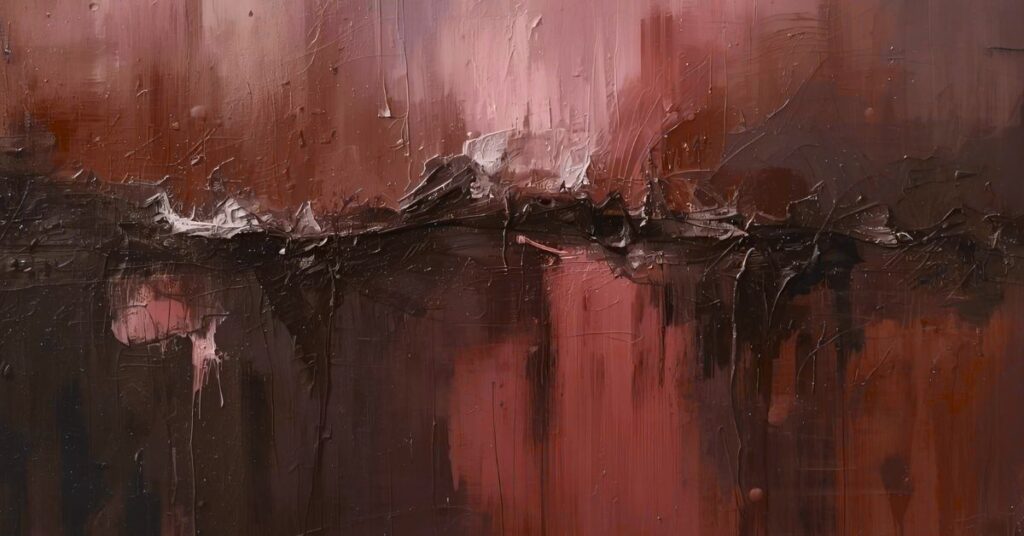 Uma imagem abstrata simbolizando o luto